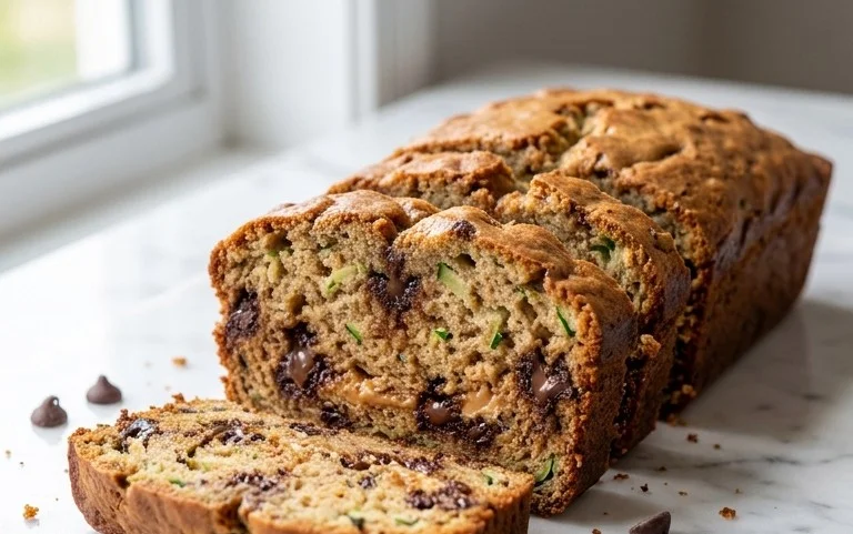 Pain Courgette Beurre Cacahuète Pépites Chocolat