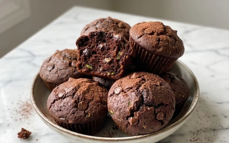 Gluten Free Chocolate Zucchini Muffins