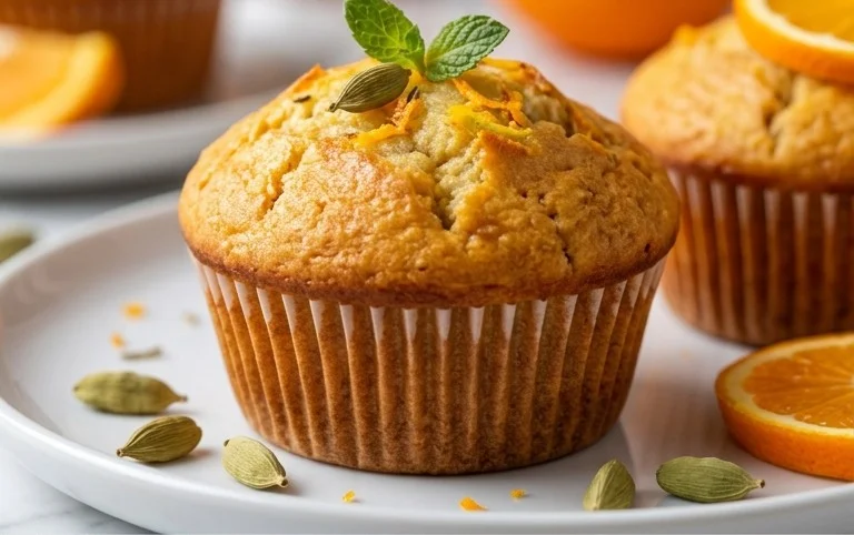 Orange and Cardamom Muffins