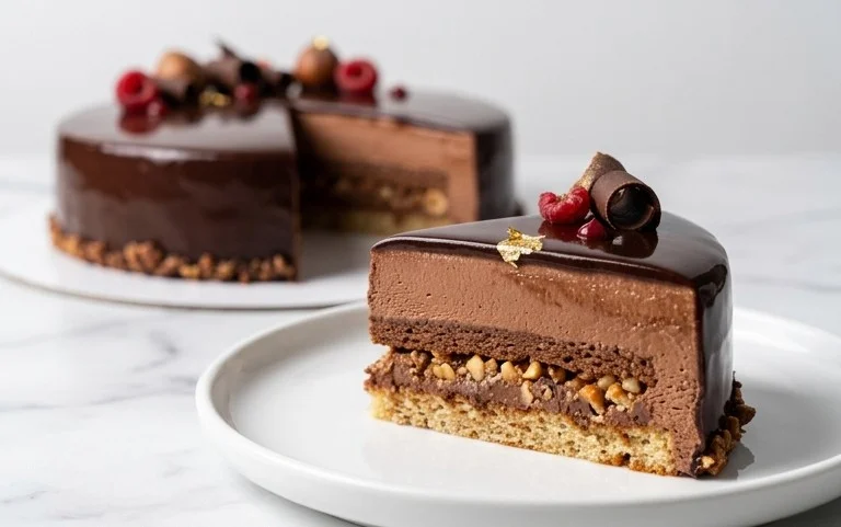 Gâteau Entremets Chocolat : Symphonie de Saveurs & Textures