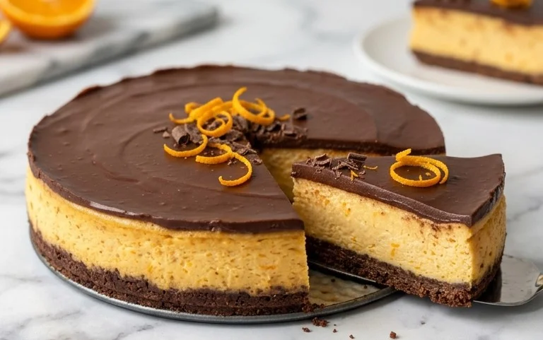 Gâteau au fromage Chocolat Orange : recette gourmande