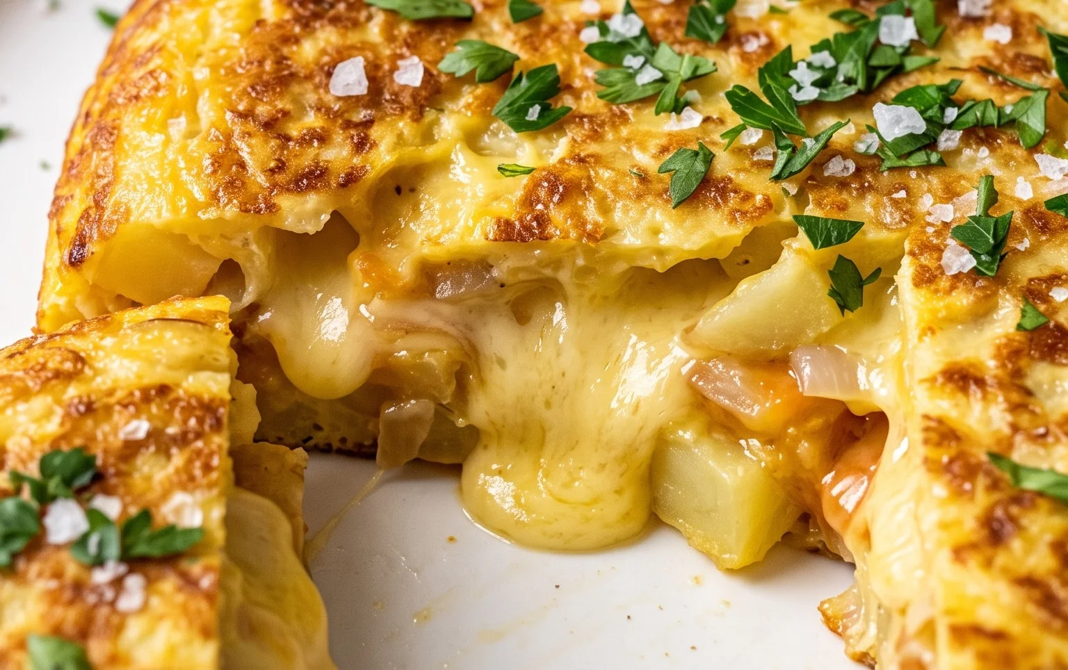 Tortilla espagnole au fromage